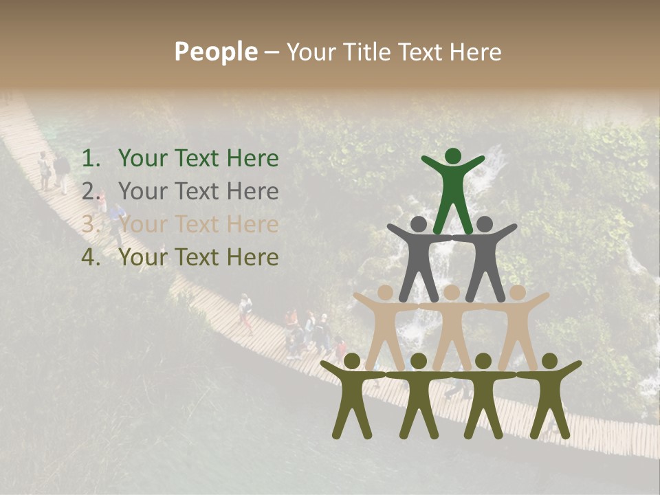 The National Park Plitvicka Lake - Croatia PowerPoint Template