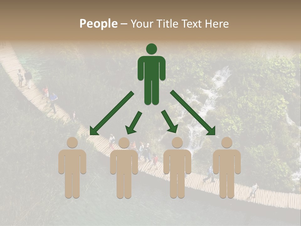 The National Park Plitvicka Lake - Croatia PowerPoint Template