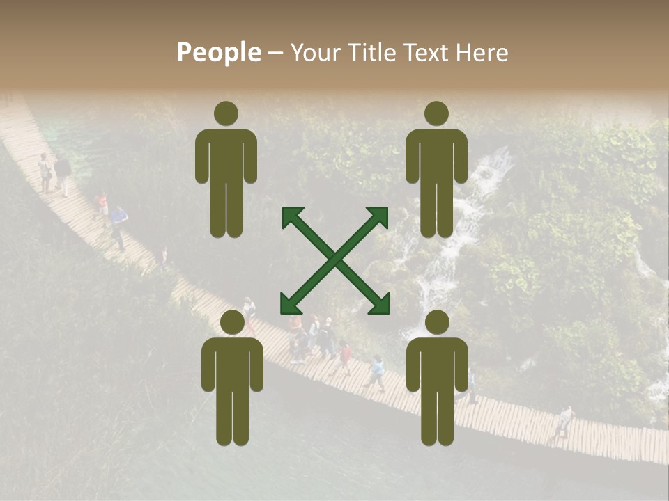 The National Park Plitvicka Lake - Croatia PowerPoint Template