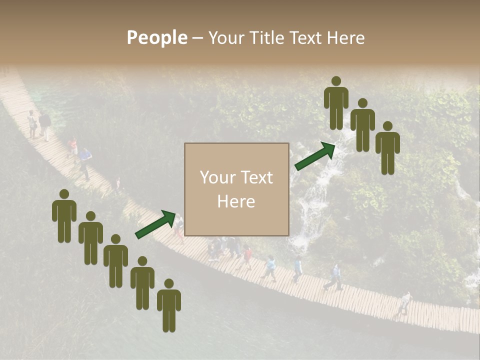 The National Park Plitvicka Lake - Croatia PowerPoint Template