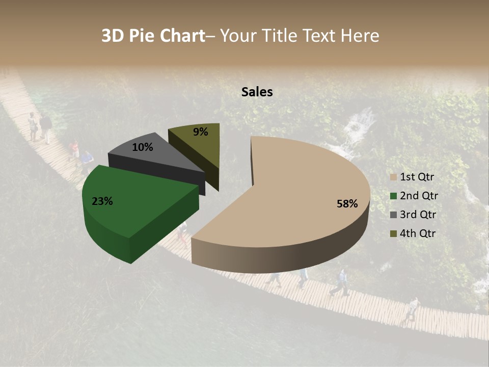 The National Park Plitvicka Lake - Croatia PowerPoint Template