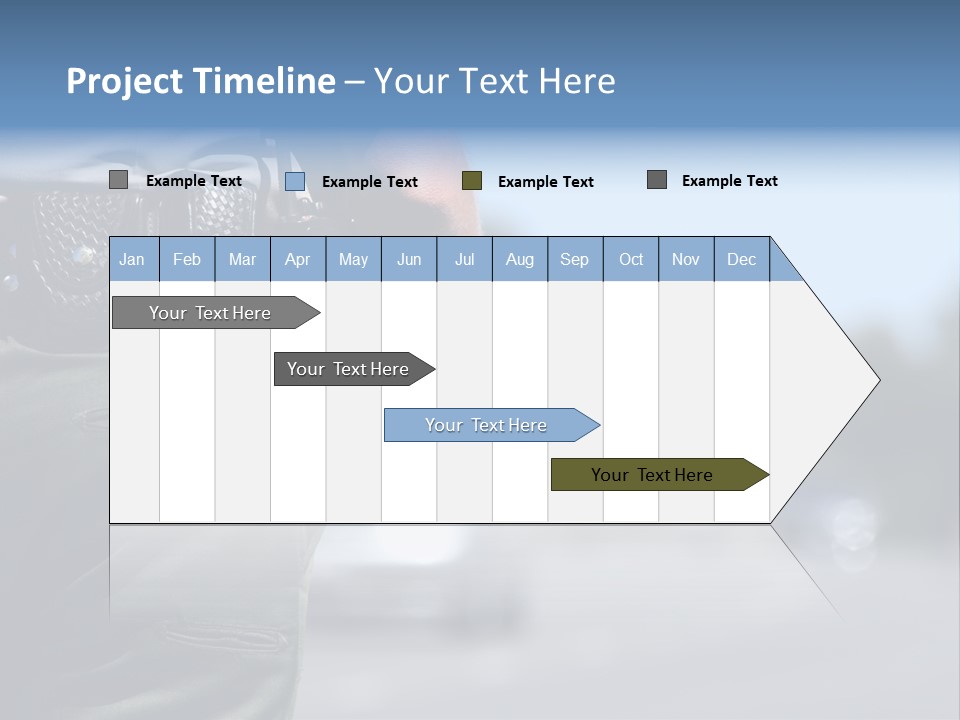 A Police Officer Standing By Traffic PowerPoint Template