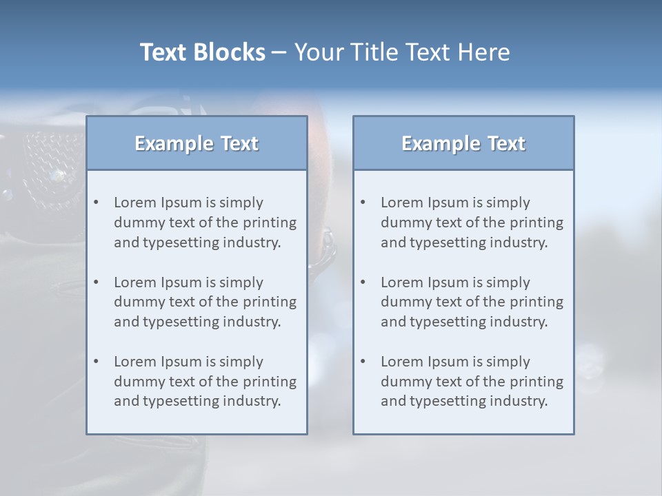 A Police Officer Standing By Traffic PowerPoint Template