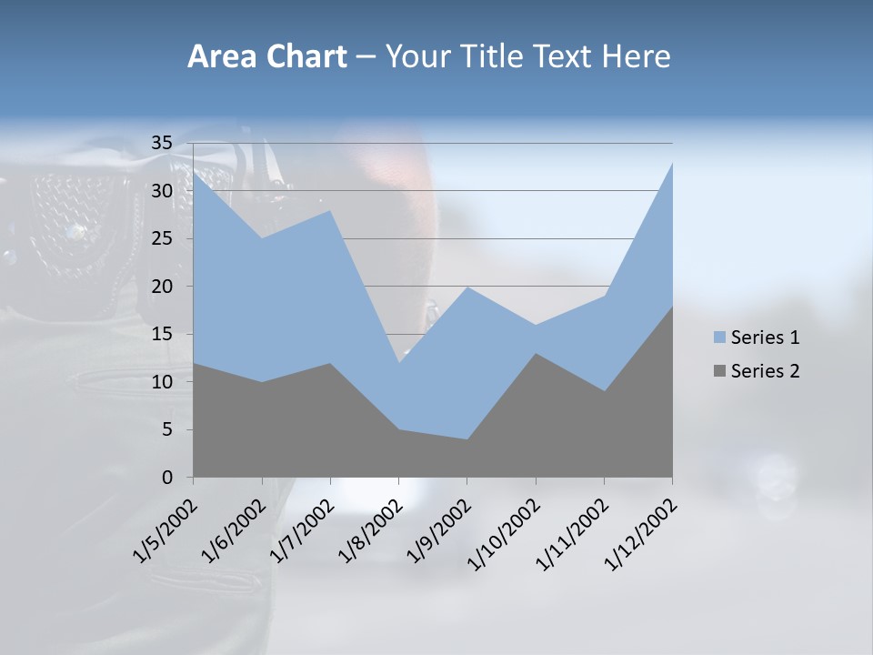 A Police Officer Standing By Traffic PowerPoint Template