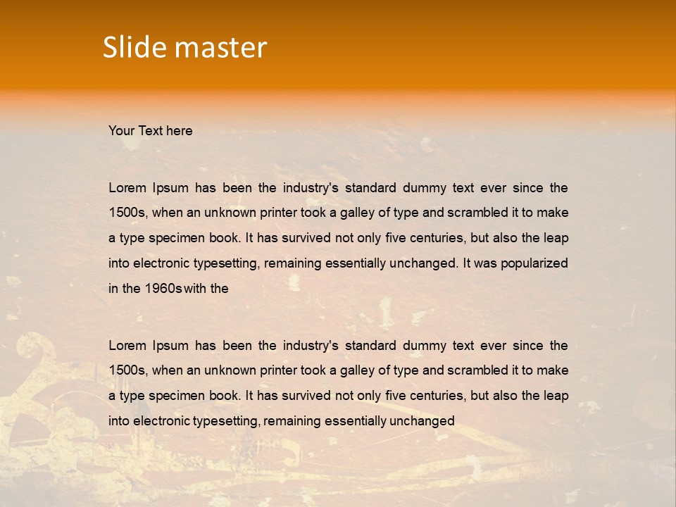 Grunge Backgrounds - Perfect Background With Space For Text Or Image PowerPoint Template