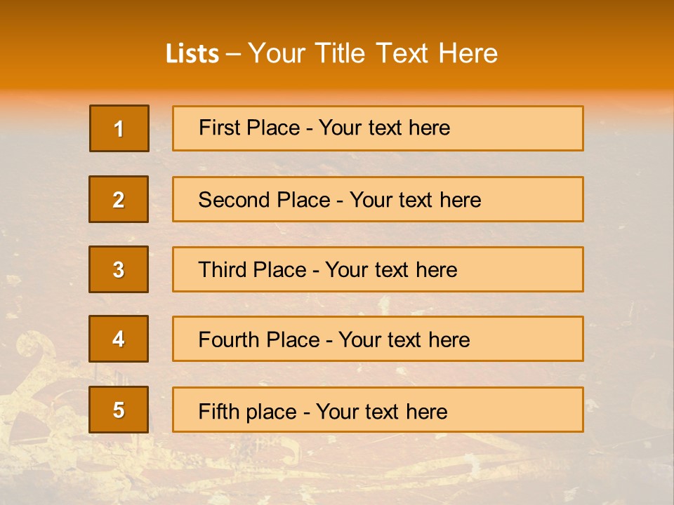 Grunge Backgrounds - Perfect Background With Space For Text Or Image PowerPoint Template