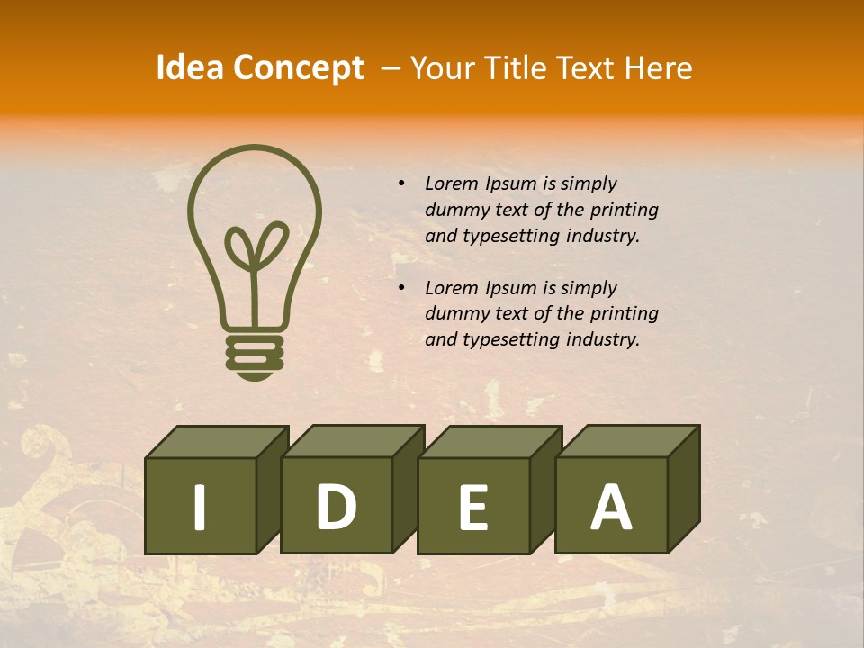 Grunge Backgrounds - Perfect Background With Space For Text Or Image PowerPoint Template