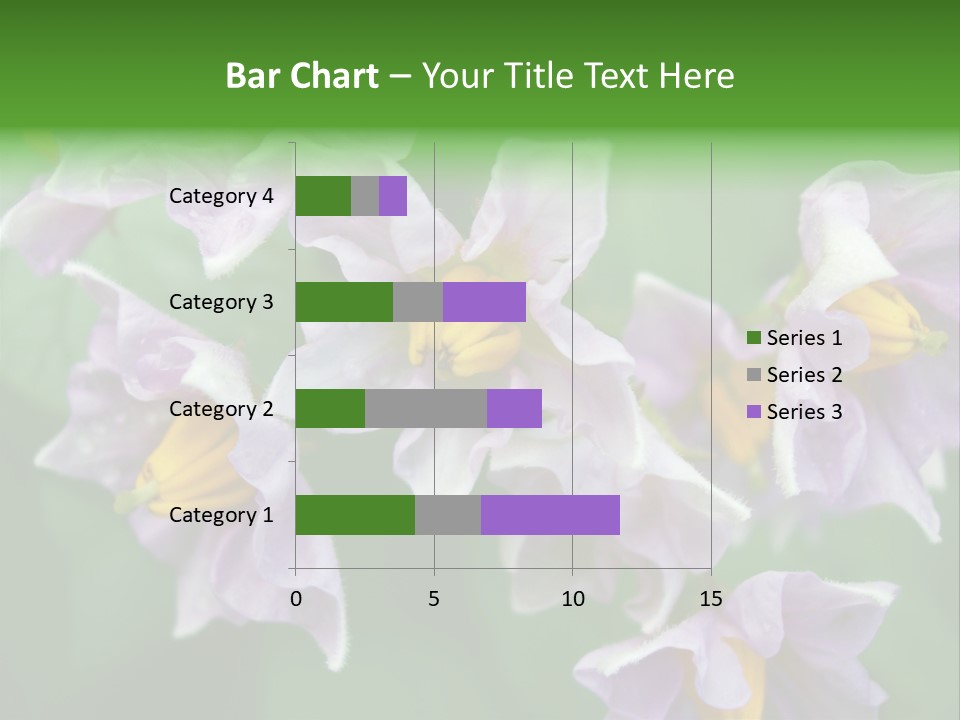 Flower From Yukon Gold Potato PowerPoint Template