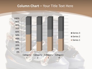 Ski Boots. Isolate On White. PowerPoint Template