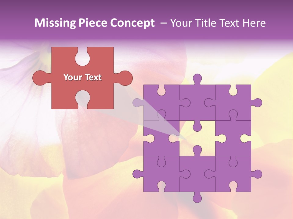 A Group Of Colorful Flowers Powerpoint Template PowerPoint Template