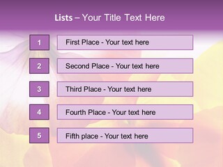 A Group Of Colorful Flowers Powerpoint Template PowerPoint Template