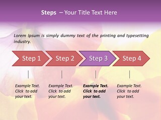 A Group Of Colorful Flowers Powerpoint Template PowerPoint Template