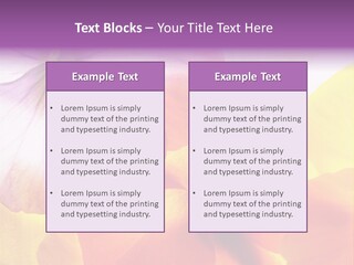 A Group Of Colorful Flowers Powerpoint Template PowerPoint Template