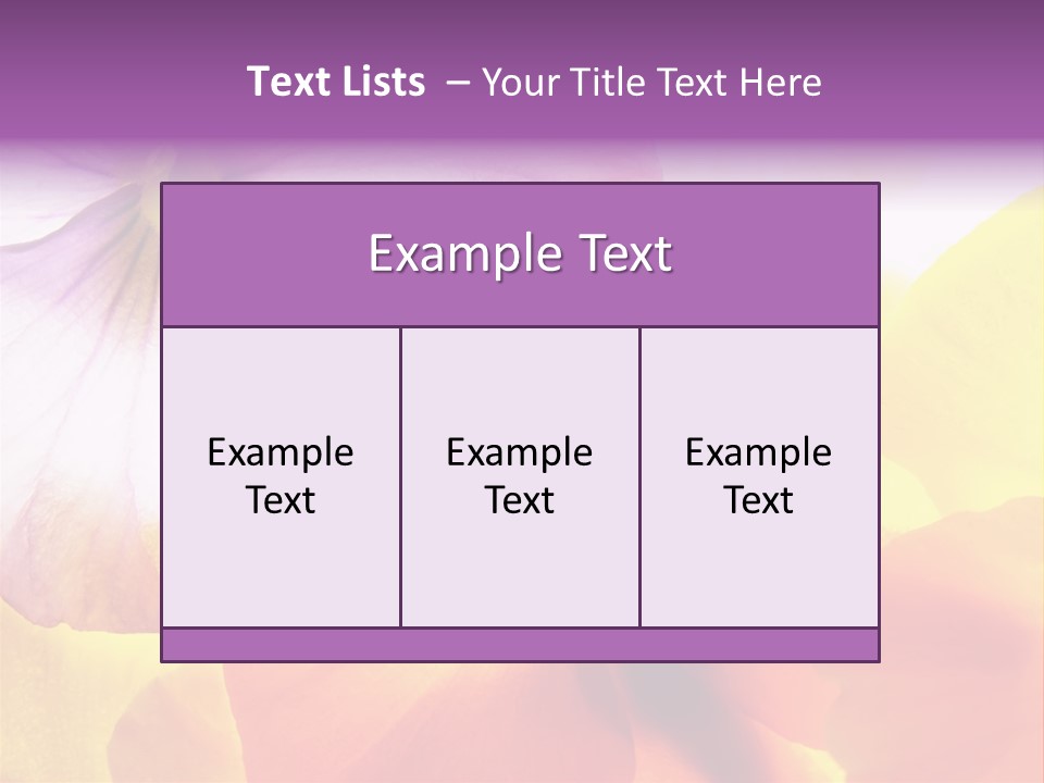 A Group Of Colorful Flowers Powerpoint Template PowerPoint Template