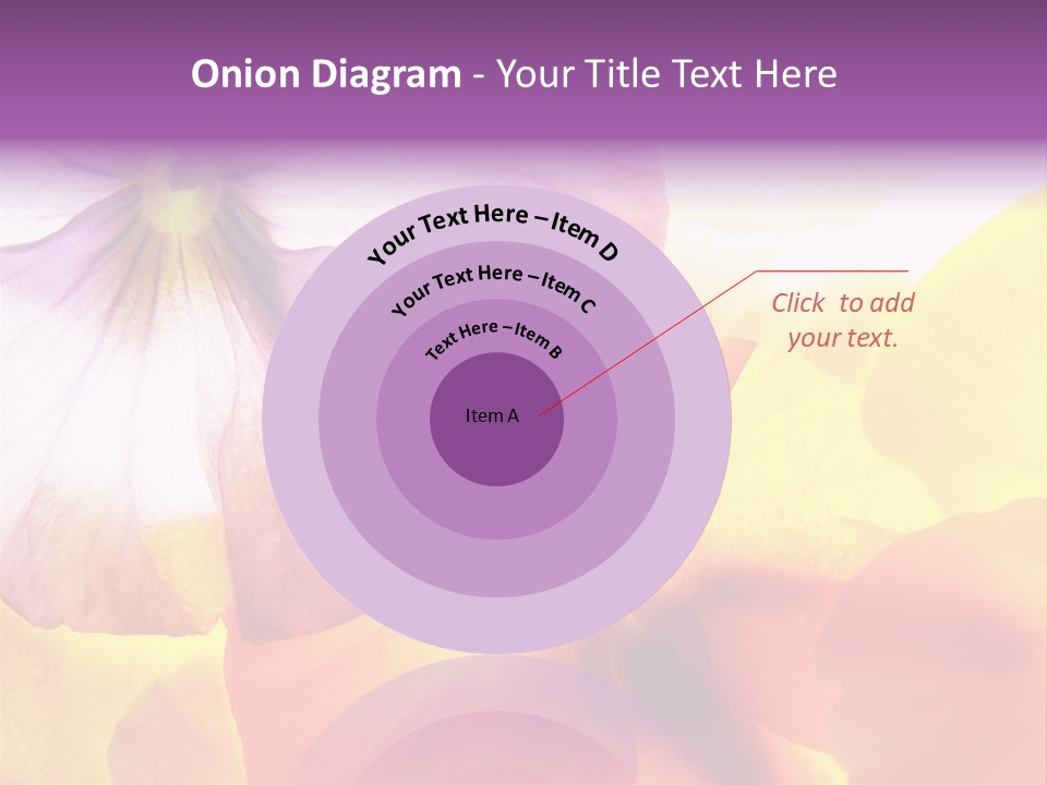 A Group Of Colorful Flowers Powerpoint Template PowerPoint Template