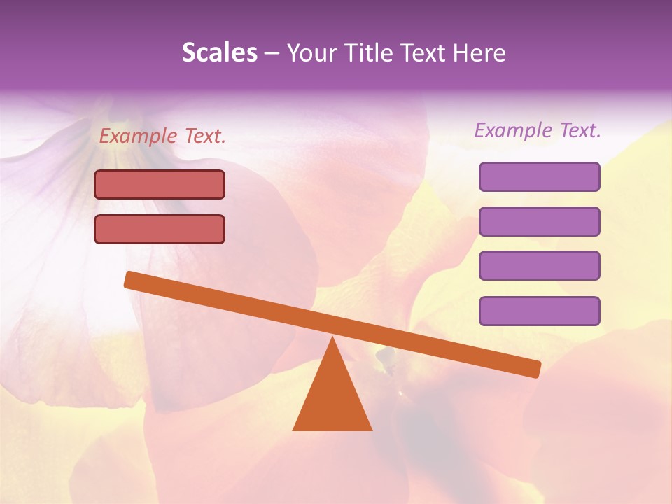 A Group Of Colorful Flowers Powerpoint Template PowerPoint Template