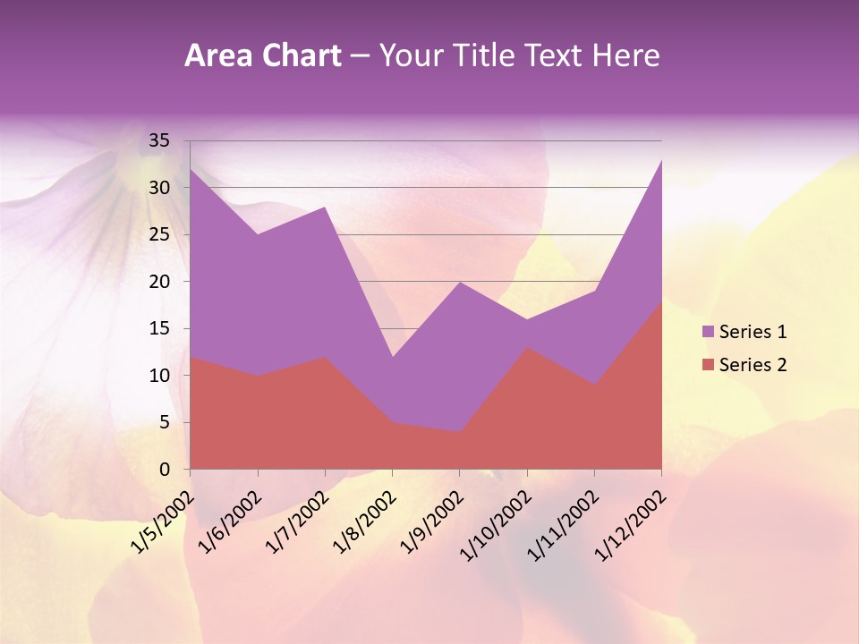 A Group Of Colorful Flowers Powerpoint Template PowerPoint Template