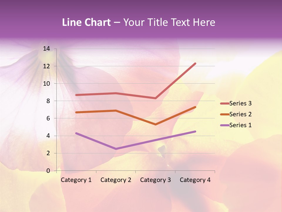 A Group Of Colorful Flowers Powerpoint Template PowerPoint Template