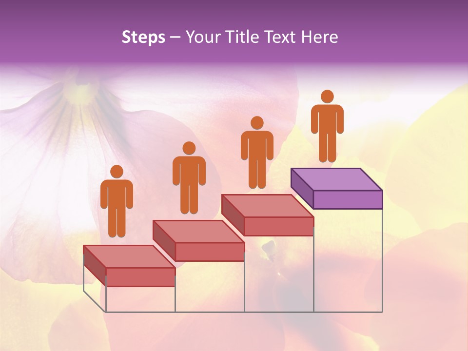 A Group Of Colorful Flowers Powerpoint Template PowerPoint Template