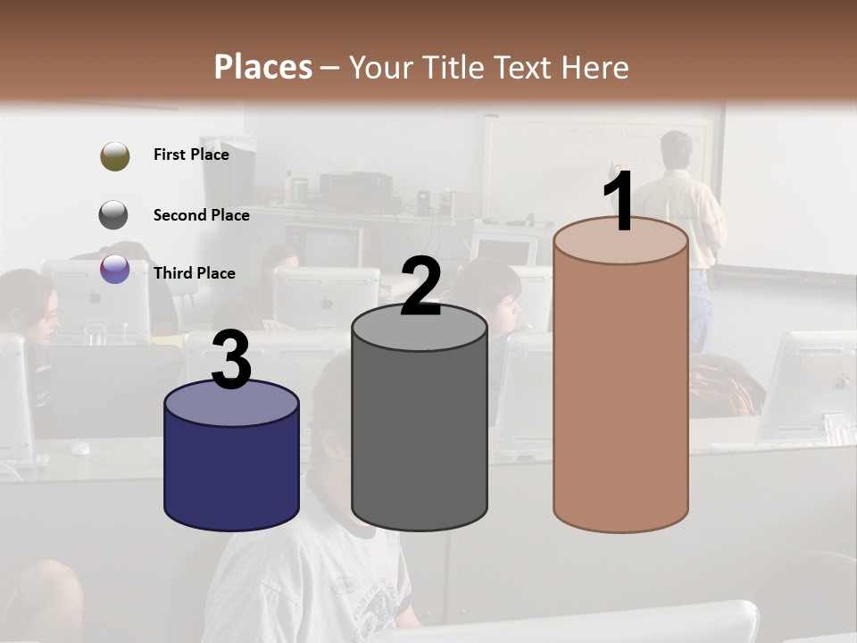 Computer Lab Class PowerPoint Template