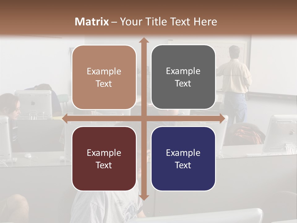 Computer Lab Class PowerPoint Template