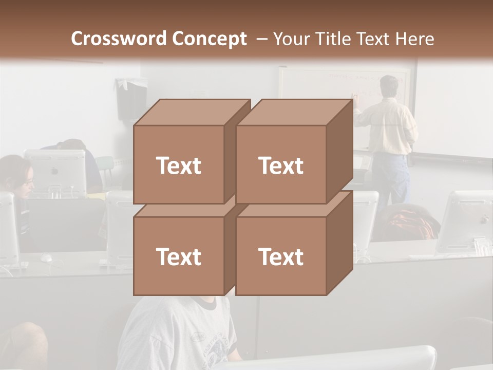 Computer Lab Class PowerPoint Template