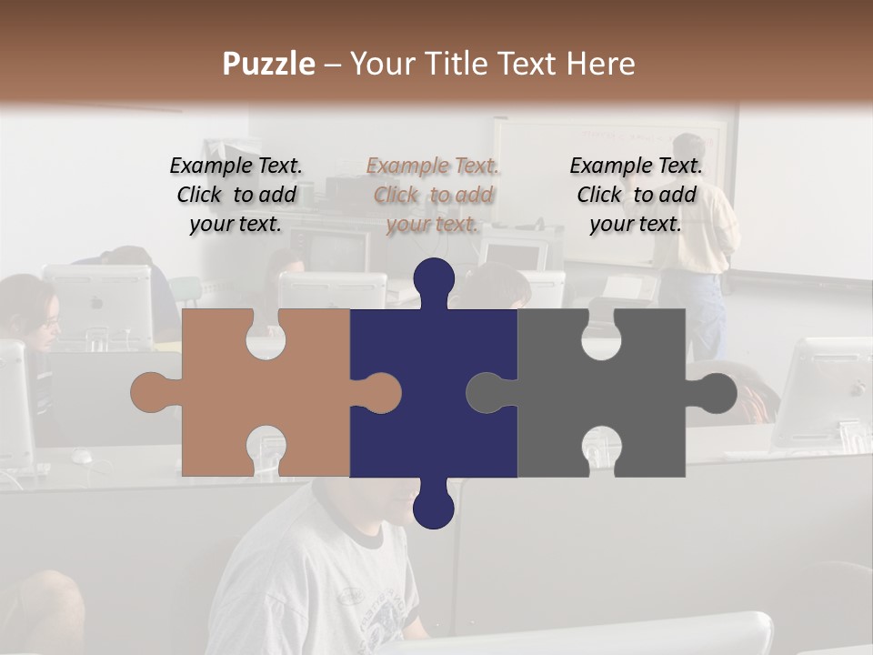 Computer Lab Class PowerPoint Template