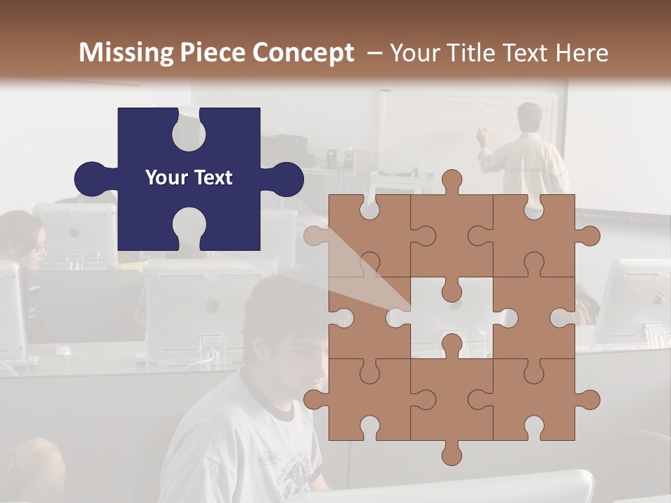 Computer Lab Class PowerPoint Template