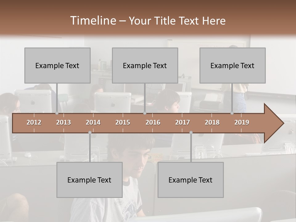 Computer Lab Class PowerPoint Template