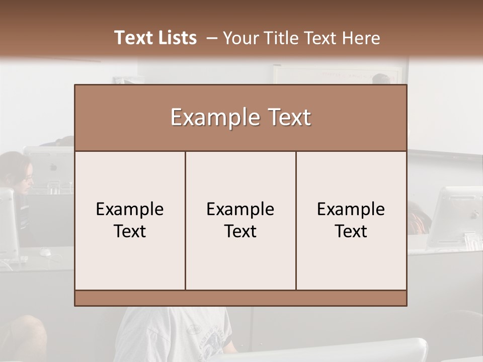 Computer Lab Class PowerPoint Template