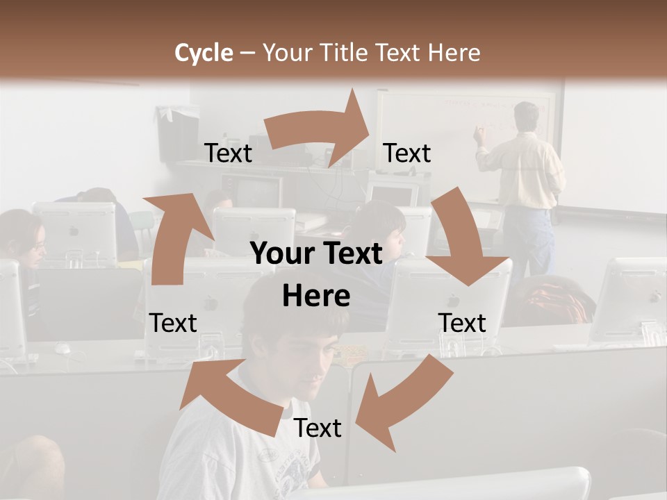 Computer Lab Class PowerPoint Template