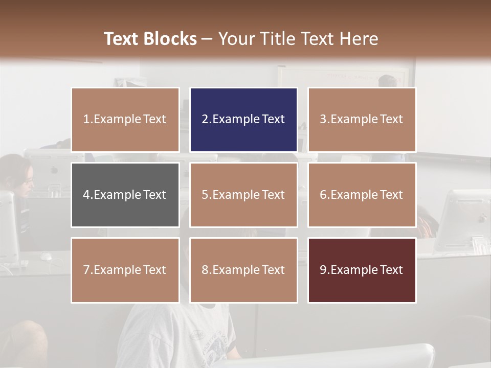 Computer Lab Class PowerPoint Template