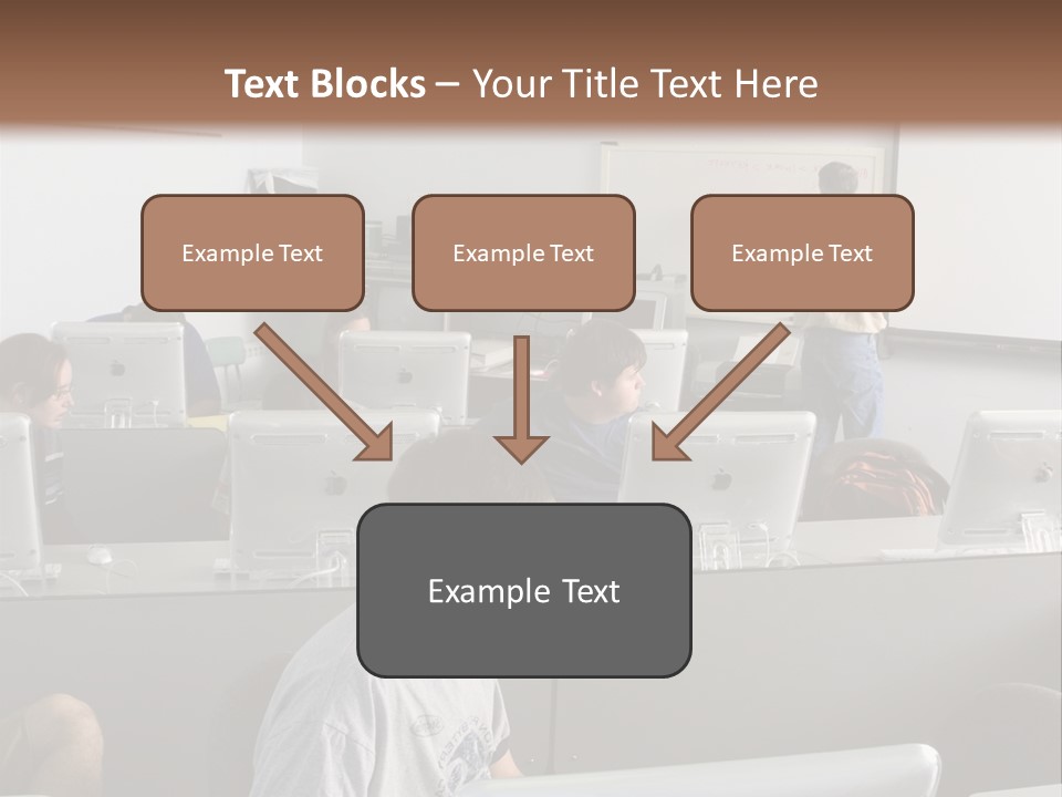 Computer Lab Class PowerPoint Template