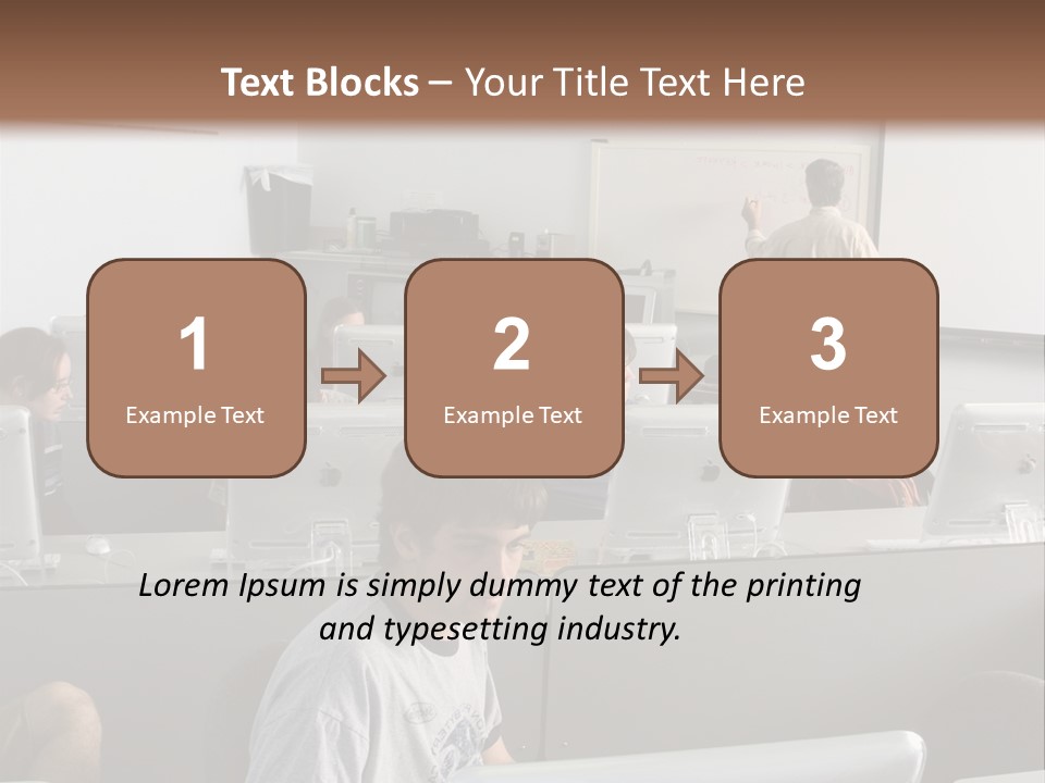 Computer Lab Class PowerPoint Template