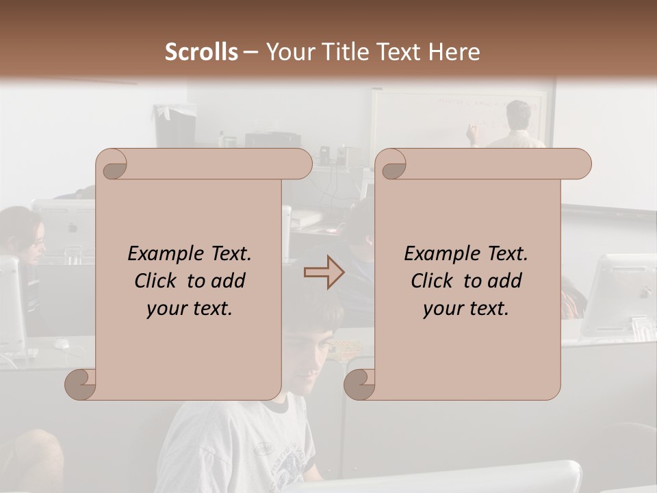 Computer Lab Class PowerPoint Template
