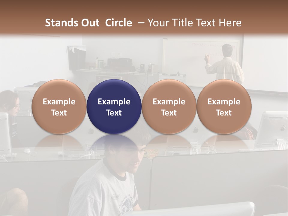 Computer Lab Class PowerPoint Template