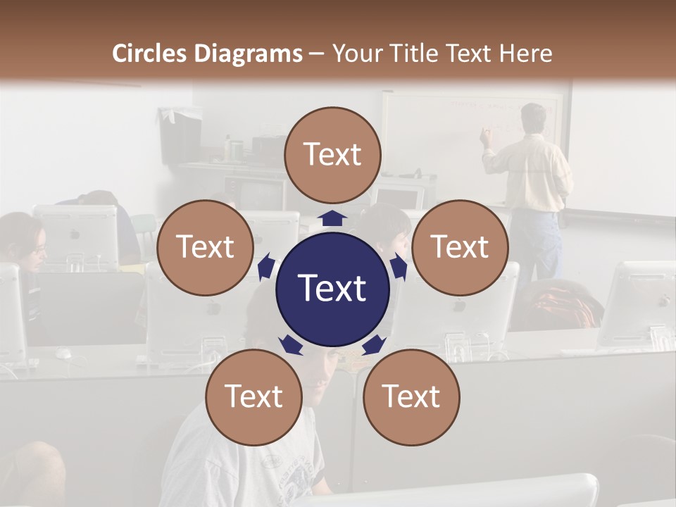 Computer Lab Class PowerPoint Template