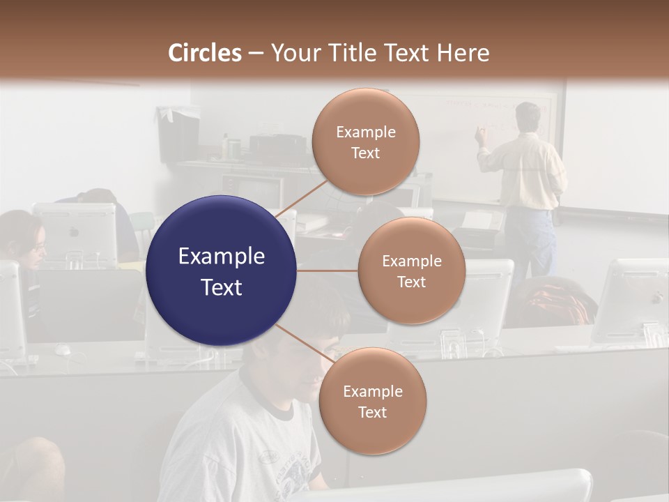 Computer Lab Class PowerPoint Template