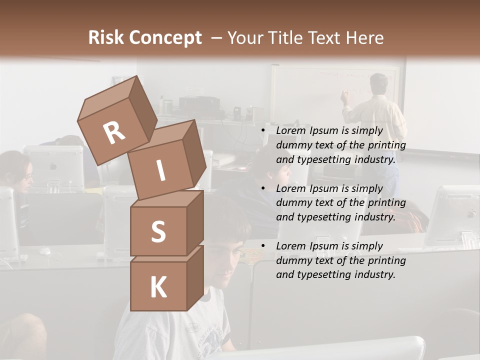 Computer Lab Class PowerPoint Template