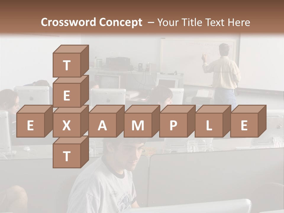 Computer Lab Class PowerPoint Template