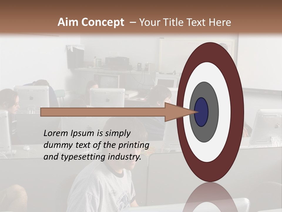 Computer Lab Class PowerPoint Template
