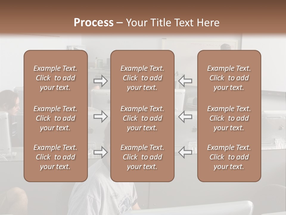 Computer Lab Class PowerPoint Template