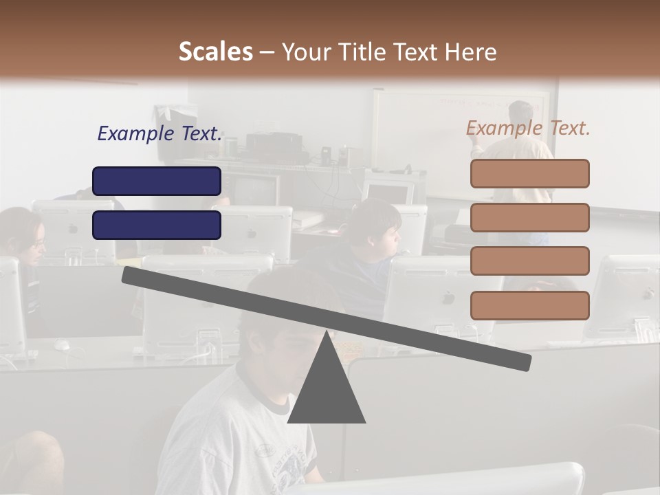 Computer Lab Class PowerPoint Template