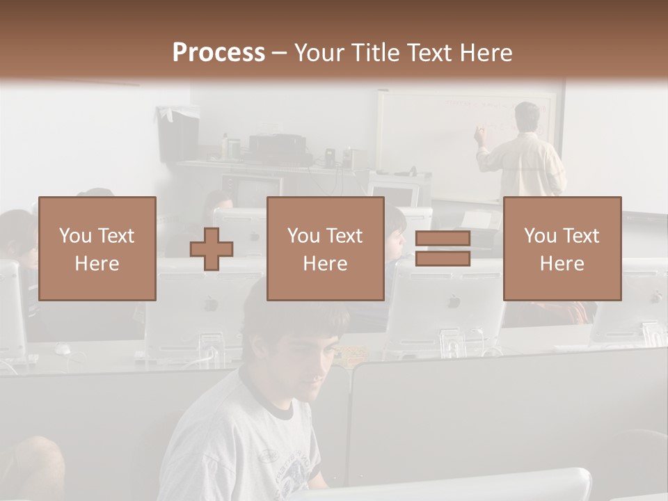 Computer Lab Class PowerPoint Template
