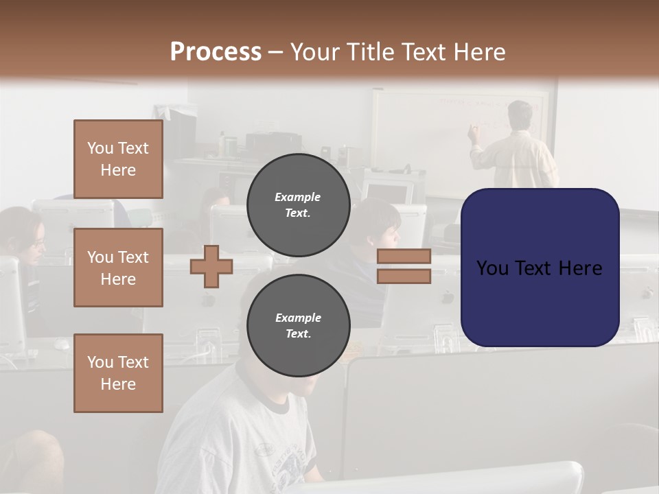 Computer Lab Class PowerPoint Template