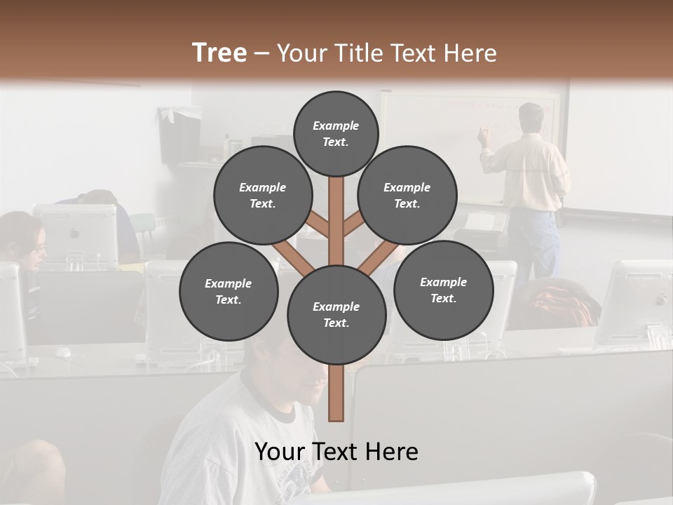 Computer Lab Class PowerPoint Template