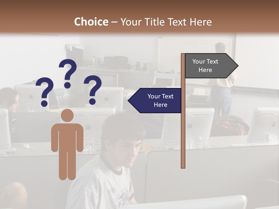 Computer Lab Class PowerPoint Template