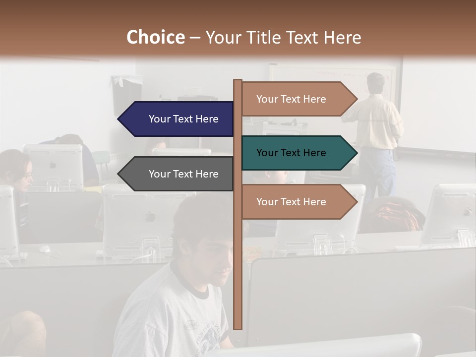 Computer Lab Class PowerPoint Template