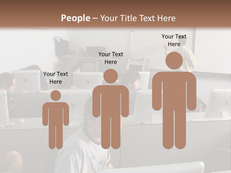 Computer Lab Class PowerPoint Template