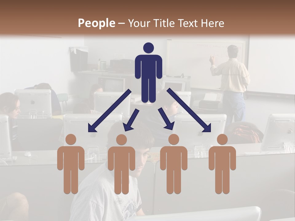 Computer Lab Class PowerPoint Template